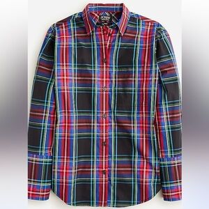 Garçon classic shirt in Stewart tartan cotton poplin